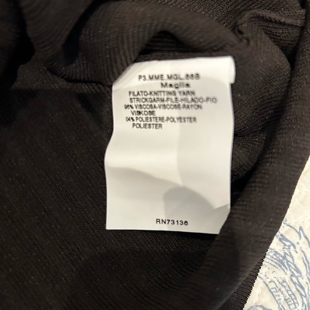 Max Mara Dark Brown Sleeveless Top - size S. Made in Italy. NWT. - Picture 3 of 3